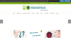 Desktop Screenshot of bioparafarmacia.com